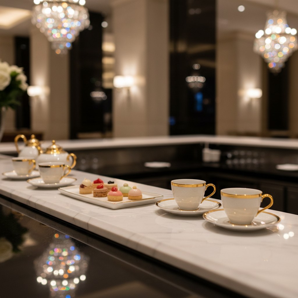 Çırağan Kempinski Lobby Bar özel seramik servis takımı